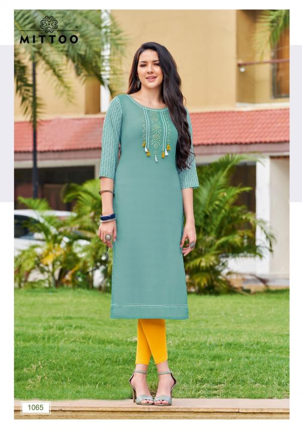 Mittoo Prince 2 Rayon Casual Wear Designer Kurti Collection